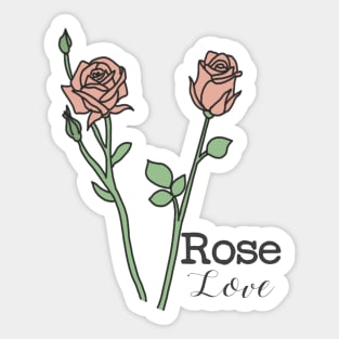 Rose (love) Sticker